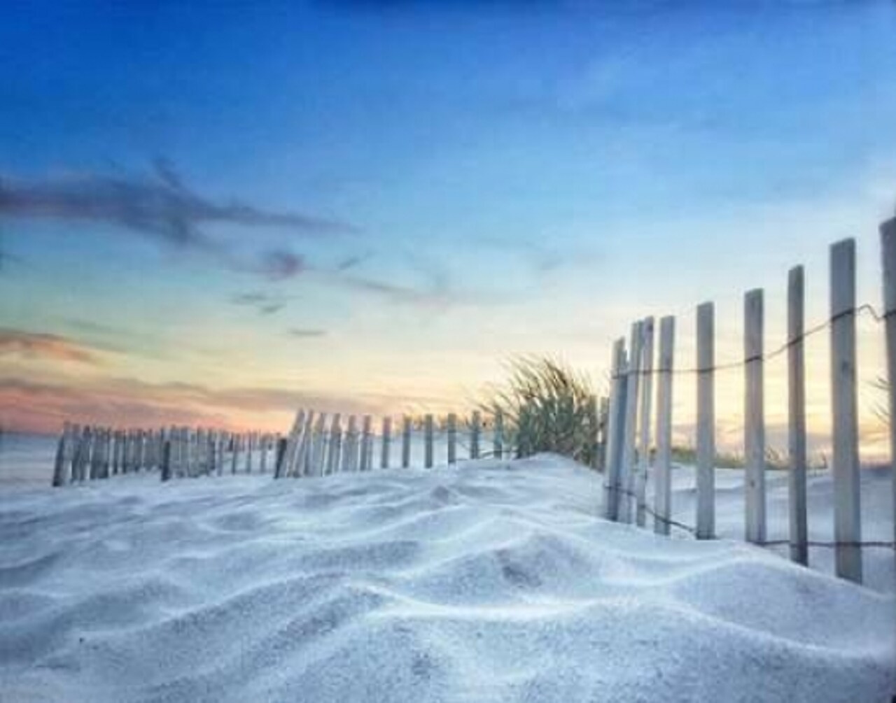 Fenced Sunset Poster Print by Joseph Rowland - Item # VARPDXRPRC084A